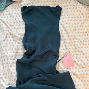 Hello Molly Long Forest Green Dress